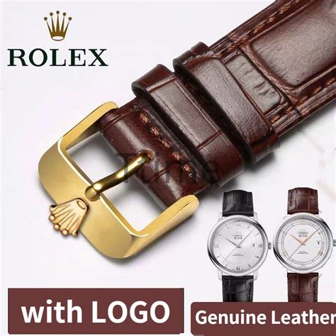 rolex watch bands leather|authentic rolex leather watch bands.